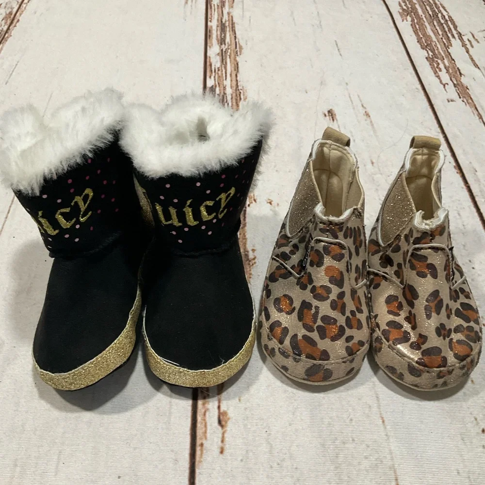 JUICY COUTURE‎ AND BEBE BOOTIES
